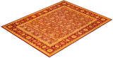 One-of-a-Kind Imported Hand-knotted Area Rug  - Red, 9' 2" x 11' 10" - Modern Rug Importers