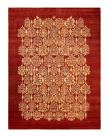 One-of-a-Kind Imported Hand-knotted Area Rug  - Red, 9' 2" x 12' 0" - Modern Rug Importers