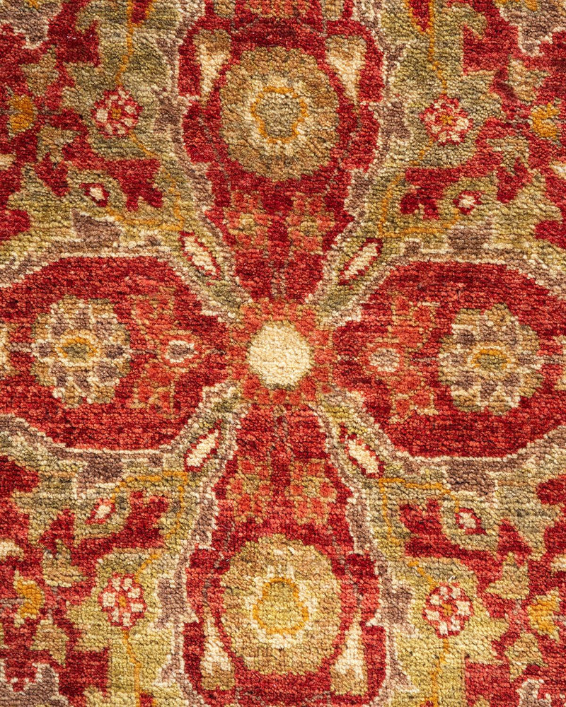 One-of-a-Kind Imported Hand-knotted Area Rug  - Red, 9' 2" x 12' 4" - Modern Rug Importers