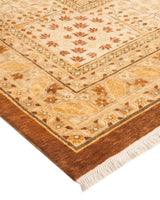 One-of-a-Kind Imported Hand-knotted Area Rug  - Yellow, 10' 2" x 13' 10" - Modern Rug Importers