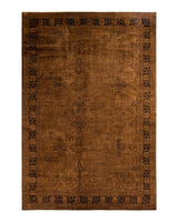 One-of-a-Kind Imported Hand-knotted Area Rug  - Yellow, 11' 10" x 17' 10" - Modern Rug Importers
