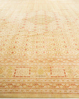 One-of-a-Kind Imported Hand-knotted Area Rug  - Yellow, 11' 10" x 18' 0" - Modern Rug Importers