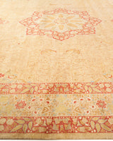 One-of-a-Kind Imported Hand-knotted Area Rug  - Yellow, 12' 2" x 17' 8" - Modern Rug Importers