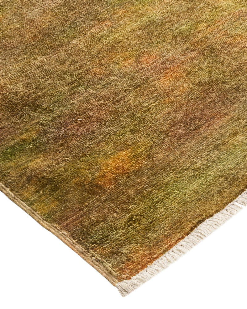 One-of-a-Kind Imported Hand-knotted Area Rug  - Yellow, 3' 10" x 5' 10" - Modern Rug Importers