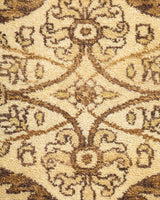One-of-a-Kind Imported Hand-knotted Area Rug  - Yellow, 4' 3" x 6' 3" - Modern Rug Importers