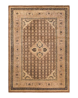 One-of-a-Kind Imported Hand-knotted Area Rug  - Yellow, 5' 10" x 8' 8" - Modern Rug Importers
