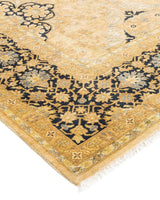 One-of-a-Kind Imported Hand-Knotted Area Rug  - Yellow, 6' 0" x 8' 10" - Modern Rug Importers