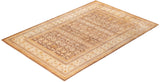 One-of-a-Kind Imported Hand-Knotted Area Rug  - Yellow, 6' 1" x 8' 10" - Modern Rug Importers