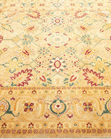 One-of-a-Kind Imported Hand-knotted Area Rug  - Yellow, 6' 2" x 8' 9" - Modern Rug Importers