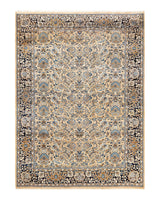 One-of-a-Kind Imported Hand-knotted Area Rug  - Yellow, 6' 3" x 8' 6" - Modern Rug Importers