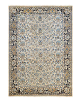 One-of-a-Kind Imported Hand-knotted Area Rug  - Yellow, 6' 3" x 8' 9" - Modern Rug Importers