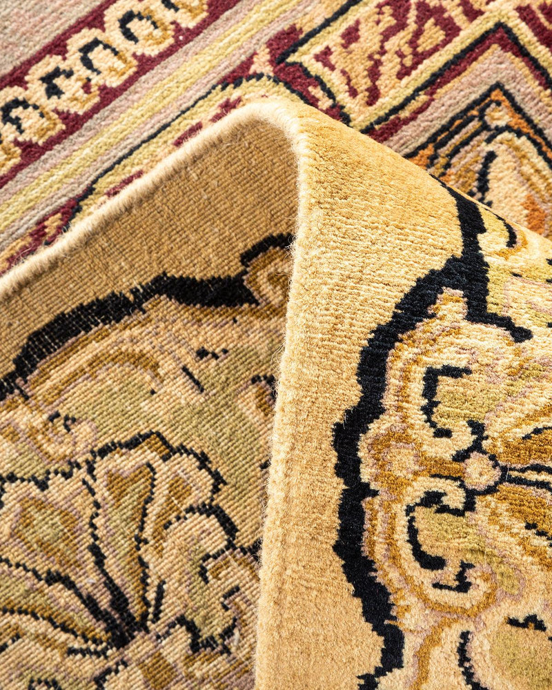 One-of-a-Kind Imported Hand-knotted Area Rug  - Yellow,  8' 0" x 10' 3" - Modern Rug Importers