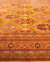 One-of-a-Kind Imported Hand-knotted Area Rug  - Yellow, 8' 0" x 8' 0" - Modern Rug Importers