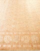 One-of-a-Kind Imported Hand-knotted Area Rug  - Yellow,  8' 1" x 10' 3" - Modern Rug Importers