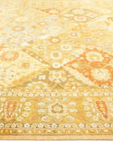 One-of-a-Kind Imported Hand-knotted Area Rug  - Yellow,  8' 1" x 10' 6" - Modern Rug Importers