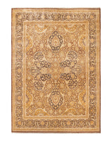 One-of-a-Kind Imported Hand-knotted Area Rug  - Yellow, 8' 1" x 11' 1" - Modern Rug Importers