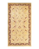 One-of-a-Kind Imported Hand-knotted Area Rug  - Yellow, 8' 1" x 15' 1" - Modern Rug Importers