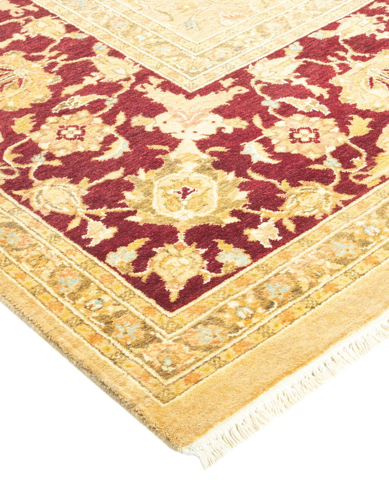 One-of-a-Kind Imported Hand-knotted Area Rug  - Yellow, 8' 1" x 15' 1" - Modern Rug Importers