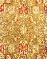 One-of-a-Kind Imported Hand-knotted Area Rug  - Yellow, 8' 1" x 8' 1" - Modern Rug Importers