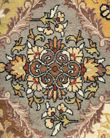 One-of-a-Kind Imported Hand-Knotted Area Rug  - Yellow, 8' 1" x 8' 1" - Modern Rug Importers