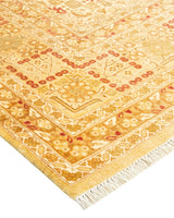 One-of-a-Kind Imported Hand-knotted Area Rug  - Yellow, 8' 1" x 9' 9" - Modern Rug Importers