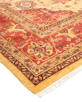 One-of-a-Kind Imported Hand-knotted Area Rug  - Yellow,  8' 2" x 10' 2" - Modern Rug Importers