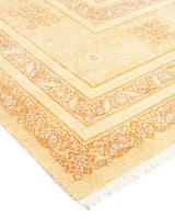 One-of-a-Kind Imported Hand-knotted Area Rug  - Yellow,  8' 2" x 10' 3" - Modern Rug Importers