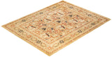 One-of-a-Kind Imported Hand-Knotted Area Rug  - Yellow, 8' 2" x 10' 4" - Modern Rug Importers