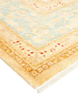 One-of-a-Kind Imported Hand-knotted Area Rug  - Yellow, 8' 3" x 10' 9" - Modern Rug Importers
