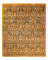 One-of-a-Kind Imported Hand-knotted Area Rug  - Yellow, 8' 3" x 9' 6" - Modern Rug Importers