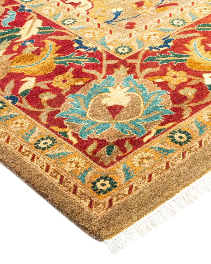 One-of-a-Kind Imported Hand-knotted Area Rug  - Yellow, 8' 4" x 10' 1" - Modern Rug Importers