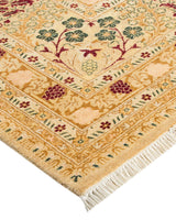 One-of-a-Kind Imported Hand-knotted Area Rug  - Yellow,  8' 4" x 10' 7" - Modern Rug Importers
