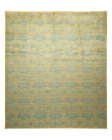One-of-a-Kind Imported Hand-knotted Area Rug  - Yellow, 8' 4" x 9' 10" - Modern Rug Importers