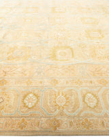 One-of-a-Kind Imported Hand-knotted Area Rug  - Yellow, 9' 0" x 11' 9" - Modern Rug Importers