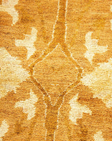 One-of-a-Kind Imported Hand-Knotted Area Rug  - Yellow, 9' 1" x 11' 9" - Modern Rug Importers
