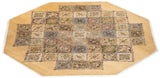 One-of-a-Kind Imported Hand-Knotted Area Rug  - Yellow, 9' 1" x 9' 1" - Modern Rug Importers
