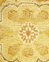 One-of-a-Kind Imported Hand-Knotted Area Rug  - Yellow, 9' 2" x 11' 10" - Modern Rug Importers