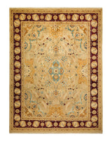 One-of-a-Kind Imported Hand-knotted Area Rug  - Yellow, 9' 2" x 12' 3" - Modern Rug Importers