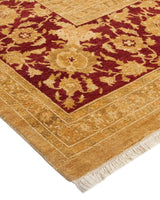 One-of-a-Kind Imported Hand-knotted Area Rug  - Yellow, 9' 2" x 12' 7" - Modern Rug Importers