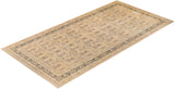One-of-a-Kind Imported Hand-knotted Runner Rug  - Beige, 9' 0" x 18' 10" - Modern Rug Importers