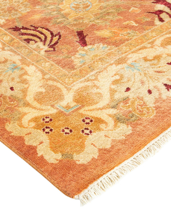 One-of-a-Kind Imported Hand-knotted Runner Rug  - Brown, 6' 1" x 13' 10" - Modern Rug Importers