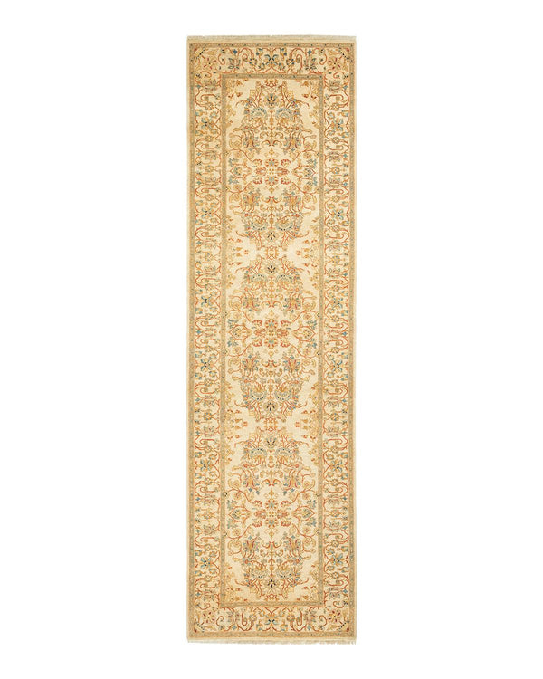 One-of-a-Kind Imported Hand-knotted Runner Rug  - Ivory, 2' 8" x 9' 10" - Modern Rug Importers