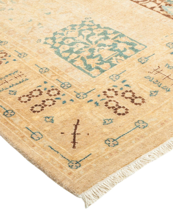 One-of-a-Kind Imported Hand-knotted Runner Rug  - Ivory, 3' 0" x 8' 10" - Modern Rug Importers