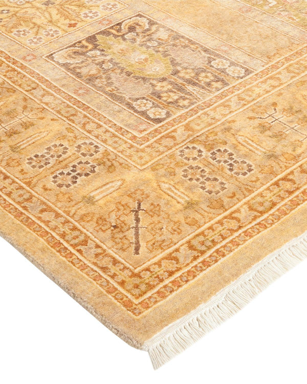 One-of-a-Kind Imported Hand-knotted Runner Rug  - Ivory, 3' 2" x 12' 6" - Modern Rug Importers