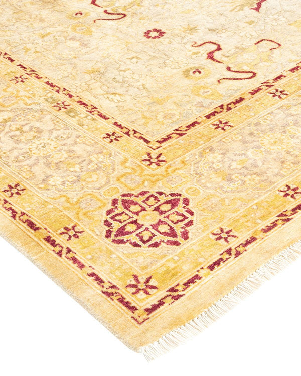 One-of-a-Kind Imported Hand-knotted Runner Rug  - Ivory, 6' 0" x 13' 6" - Modern Rug Importers