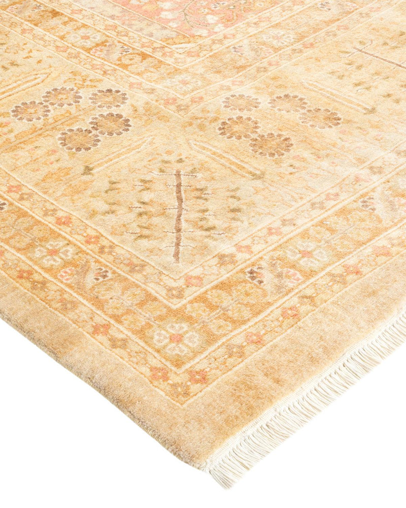 One-of-a-Kind Imported Hand-knotted Runner Rug  - Ivory, 9' 1" x 17' 0" - Modern Rug Importers
