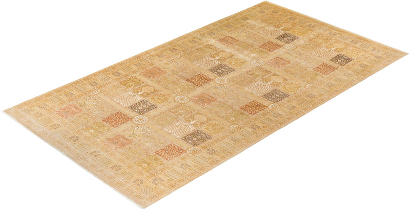 One-of-a-Kind Imported Hand-knotted Runner Rug  - Ivory, 9' 1" x 17' 0" - Modern Rug Importers