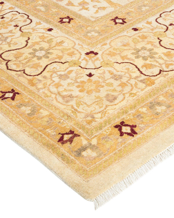 One-of-a-Kind Imported Hand-knotted Runner Rug  - Ivory, 9' 2" x 19' 8" - Modern Rug Importers