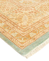 One-of-a-Kind Imported Hand-knotted Runner Rug  - Light Blue, 9' 3" x 18' 2" - Modern Rug Importers