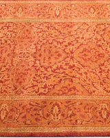 One-of-a-Kind Imported Hand-knotted Runner Rug  - Orange, 2' 6" x 9' 7" - Modern Rug Importers